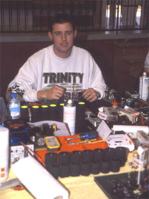 David Spaschett, champion d'Europe 2003 de la catégorie 1/12° piste 