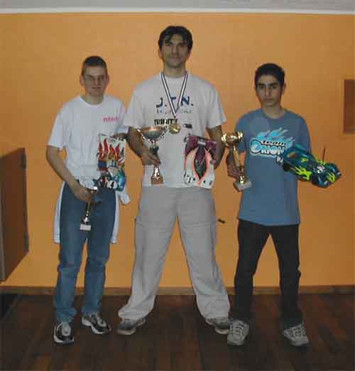 Podium piste 1/12° de la finale A.