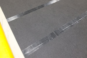 Technique: Réalisation d'une boucle de comptage pour piste en moquette.