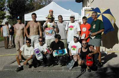 Les participants de l'amicale du 18/08/2002 à Echenevex