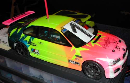 La HPI RS4 Micro RS4 de Thierry CANEZIN.