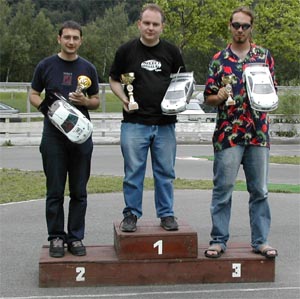 Podium finale A Supertourisme 1/10° électrique.