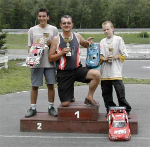 Podium 1/10° thermique/ Rally-Game.