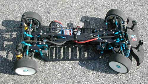La Tamiya TRF415 de Bruno Guilbert.