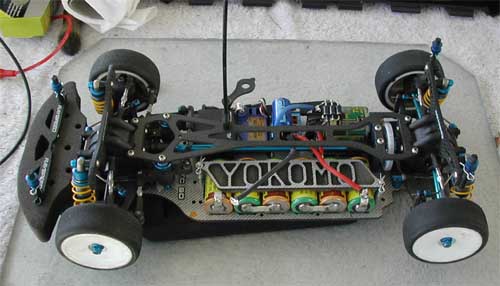 La Yokomo MR4-TC SD d'Hugo Ragaut.