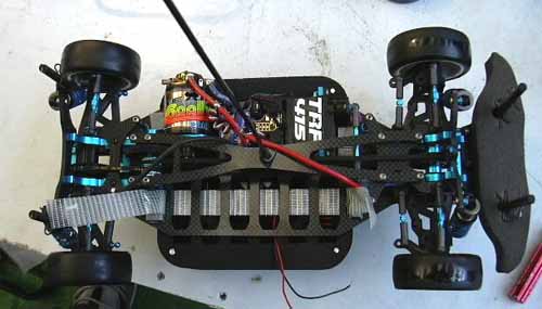 Le Tamiya TRF415 de Jérôme Carpentier.
