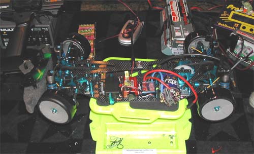 Le Tamiya TRF415 d'Elena Kollof.