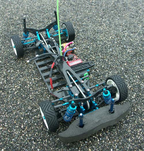 Le Tamiya TRF415 MS d'Eugène Orer.