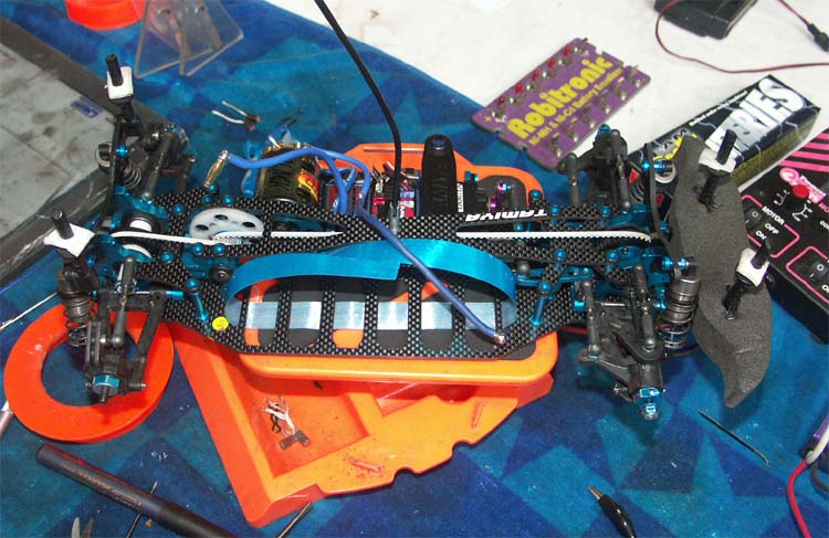 Le Tamiya TRF415 de Reiners Benoît.