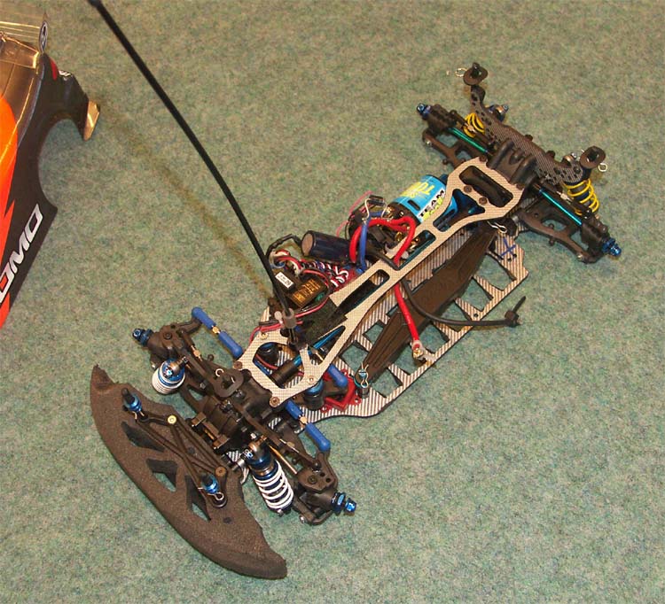 La Yokomo MR4-TC SD SSG de Paul Franceschi.
