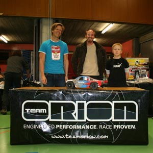 Podium de la finale C en catégorie 2WD.
