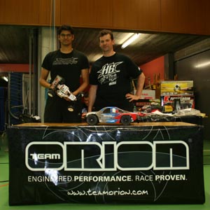 Podium de la finale A en catégorie 2WD.